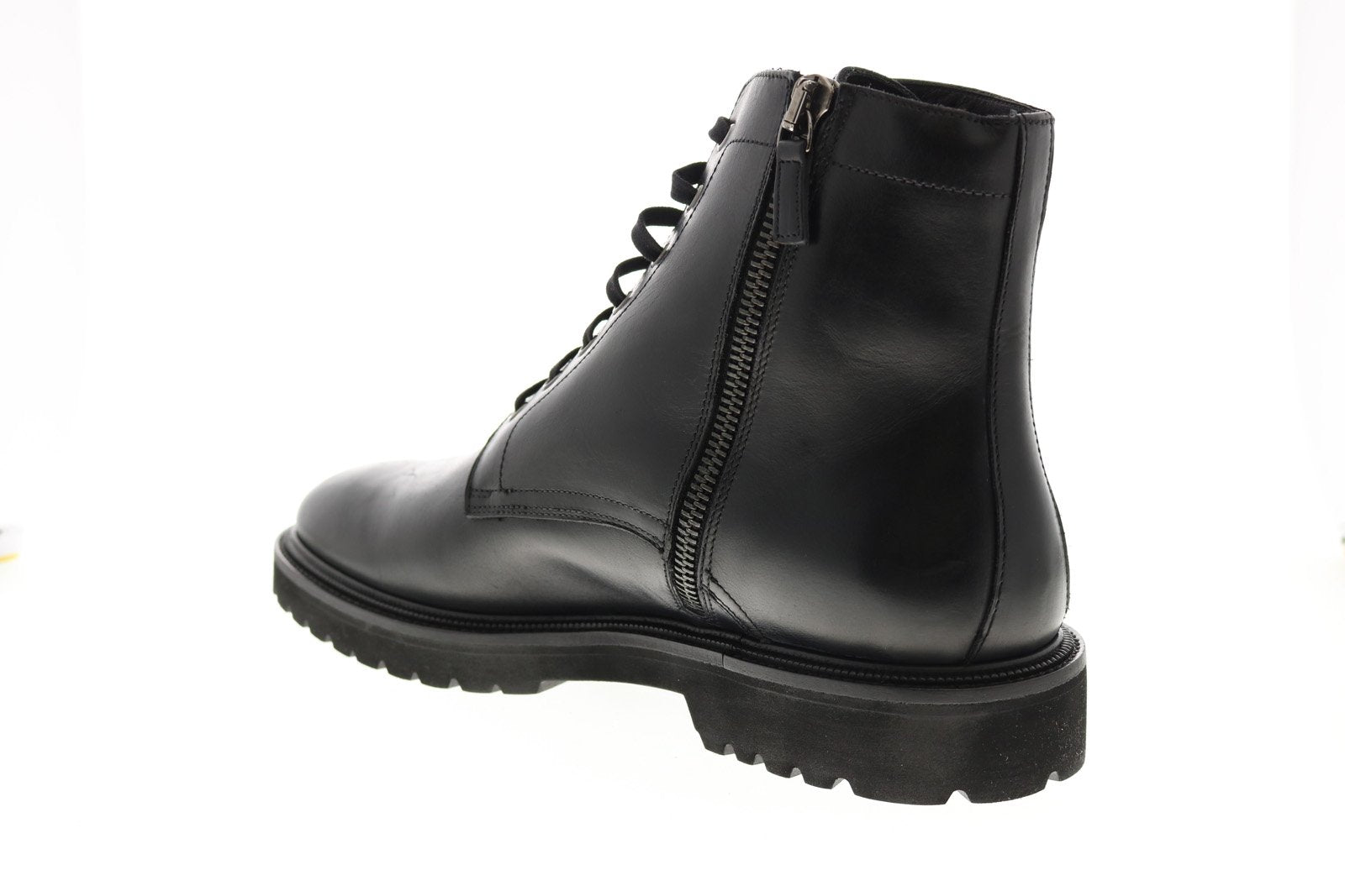 Aquatalia Patrizio Calf 34M0935-BLK Mens Black Leather Casual Dress Boots