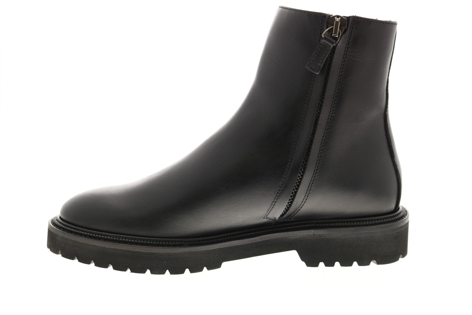 Aquatalia Pasquale Calf 34M0937-BLK Mens Black Leather Casual Dress Boots