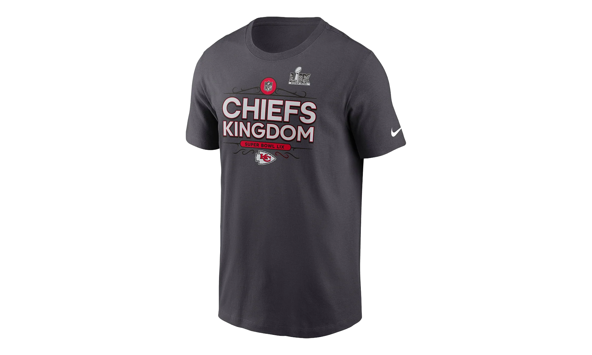 Kansas City Chiefs Super Bowl Lix Local T-Shirt GS "Anthracite" 9Z1B7NFPPER9CH