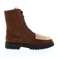 Aquatalia Marlee Suede Shearling 34L3756-CHS Womens Brown Suede Zipper Casual Dress Boots