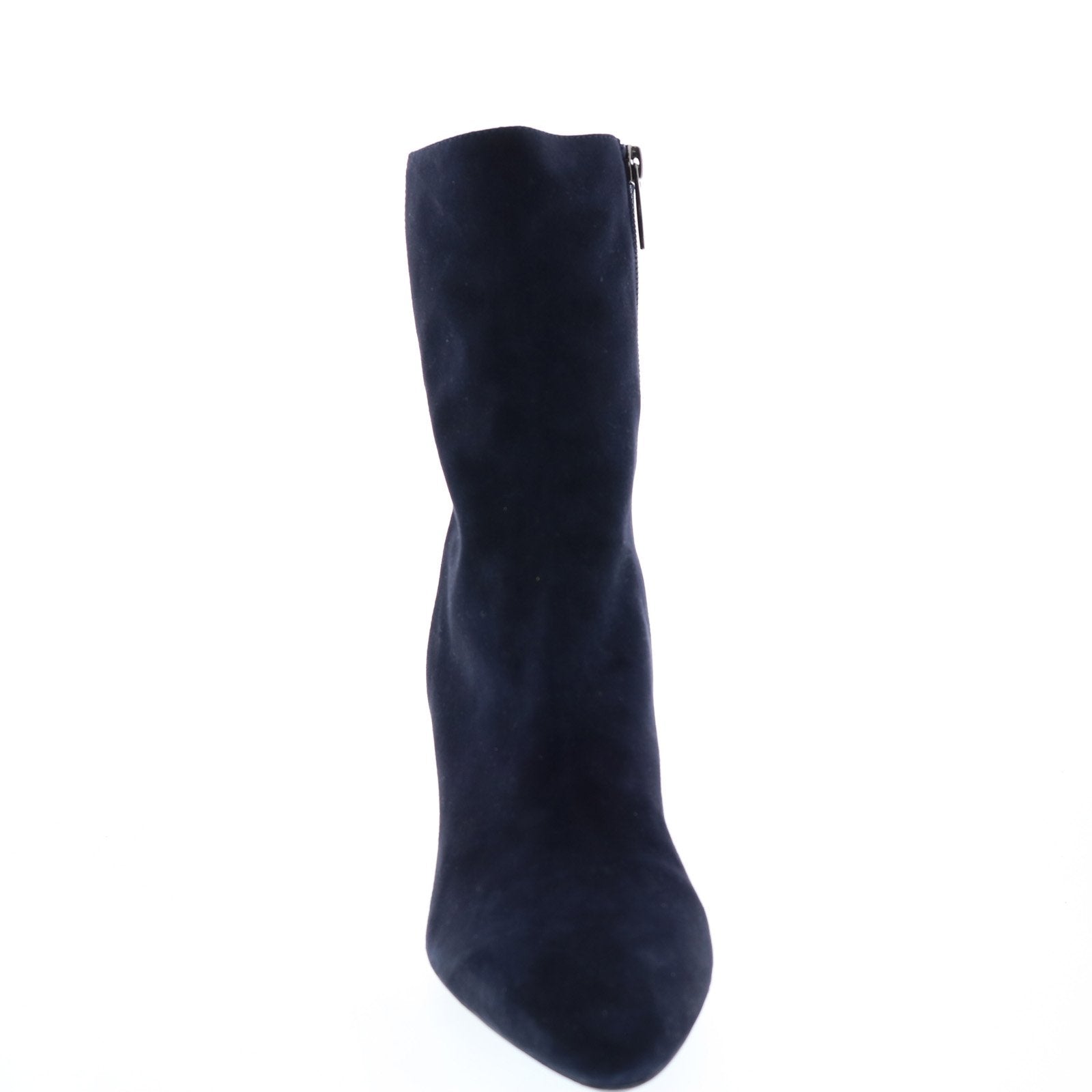 Aquatalia Phila Dress Suede 34L3799-NVY Womens Blue Suede Zipper Ankle & Booties Boots