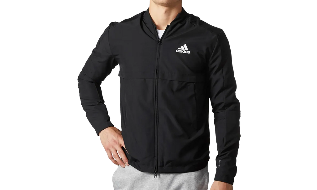 Ripstop Bomber Full Zip Jacket "Black / White" BR3401