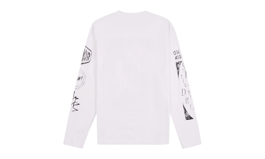 Night Skate Long-Sleeve Tee "White" HTG250498 WHT