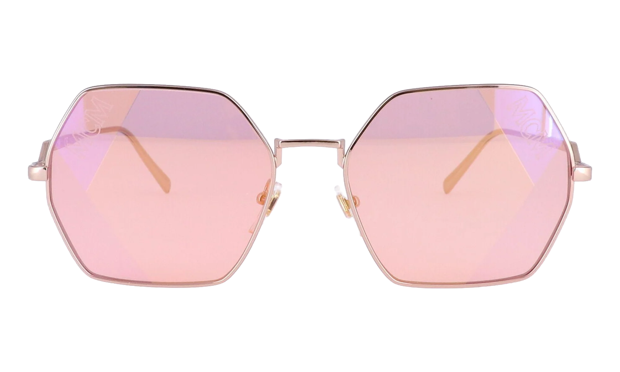 Hexagon Sunglasses "Rose Gold" MCM126S-780