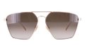 Rectangle Sunglasses "Shiny Gold" MCM130S-739
