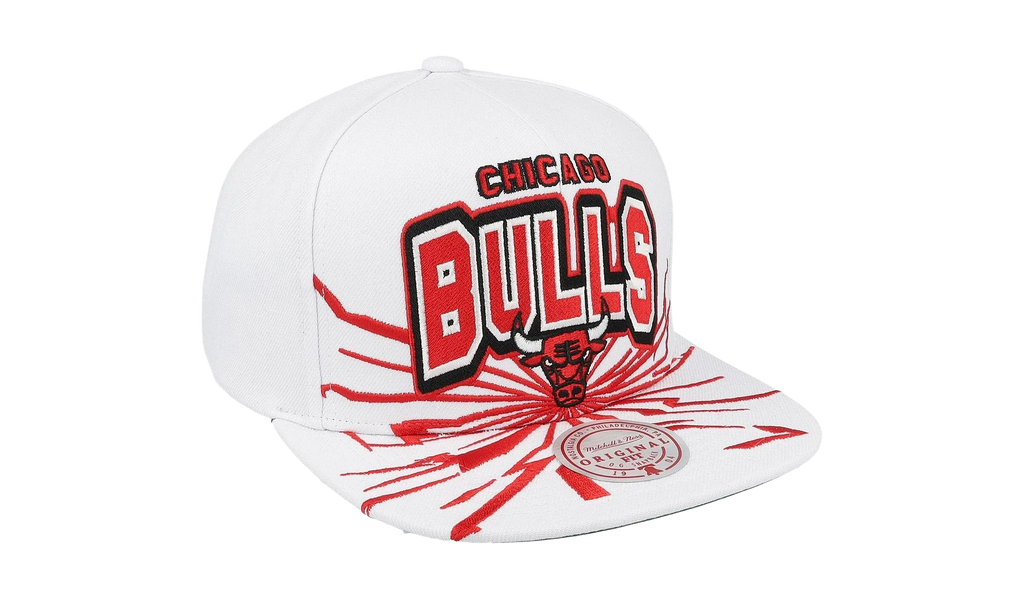 NBA Aftershock Snapback Cap "Chicago Bulls - White" HS8555 CBUWHIT