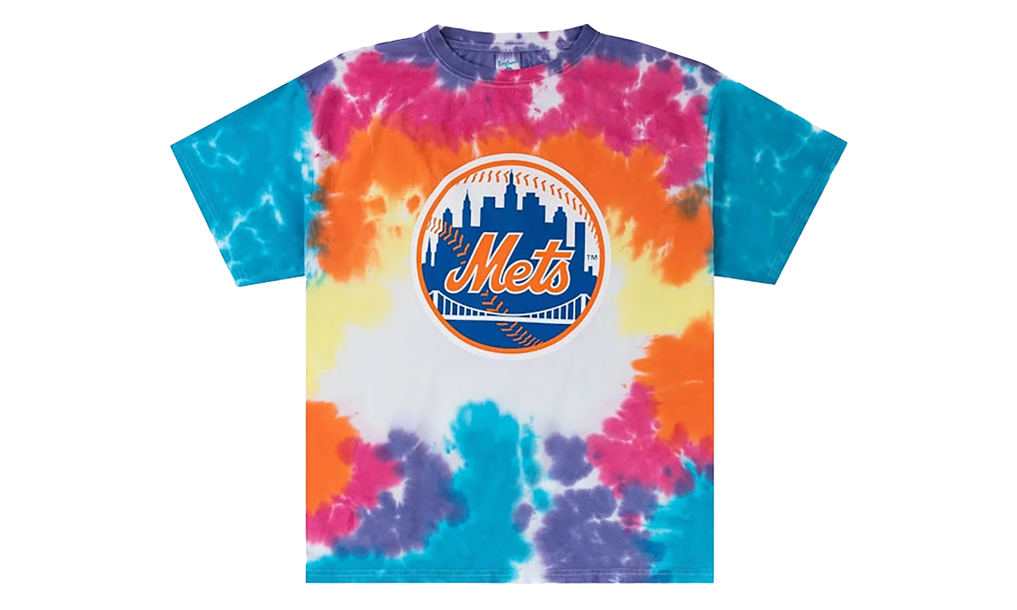 EE SUBWAY SHIRT TIE DYE "METS SS24 - Tie Dye/Orange" EE824