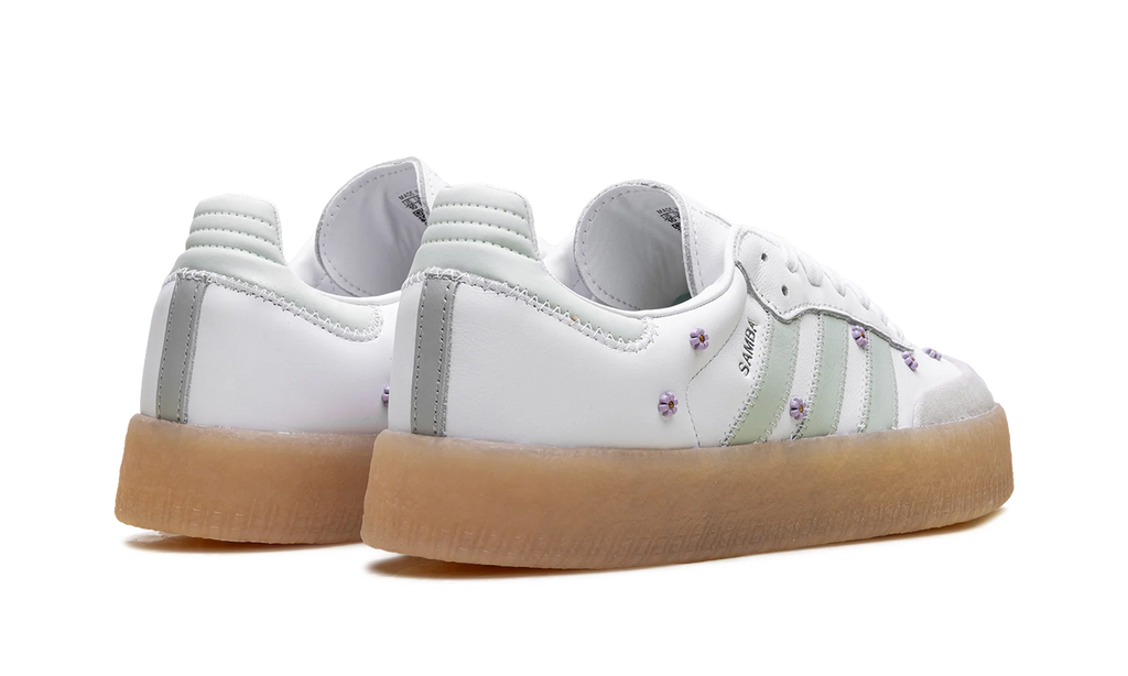 Sambae WMNS "Floral White Linen Green Gum" JS3954