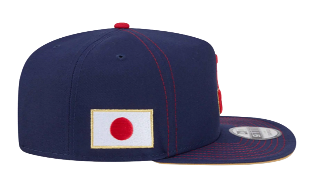 9FIFTY Team Japan 2026 World Baseball A Frame Snapback Hat "Blue" NE394