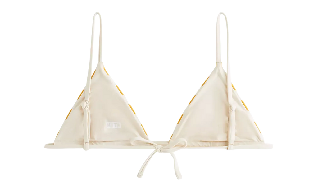 Lucia II Kith Stripe Triangle Top WMNS "Pastel Yellow" KITH122