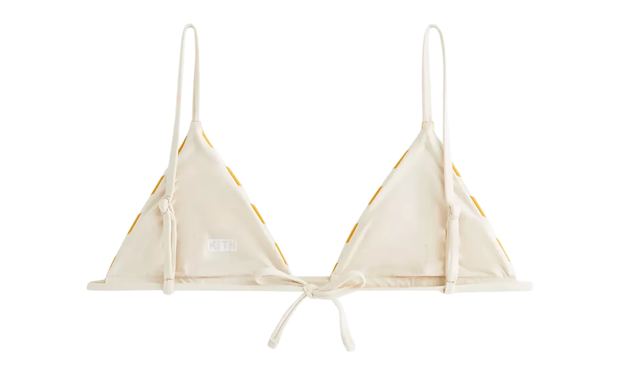 Lucia II Kith Stripe Triangle Top WMNS "Pastel Yellow" KITH122