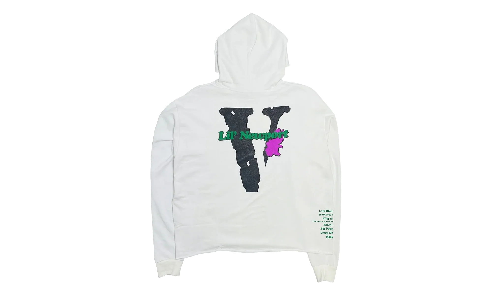 Yams Day Lil Newport Hooded Sweatshirt "White" VL0027