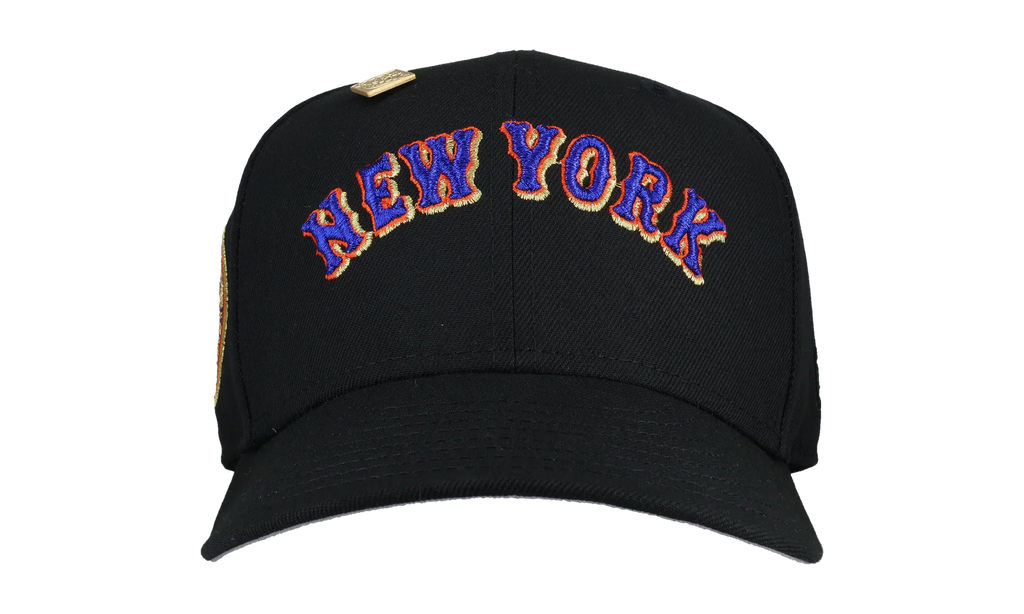 59FIFTY New York Mets 1969 World Series Fitted Hat "Script Metallic - Black" 123451300330