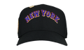 59FIFTY New York Mets 1969 World Series Fitted Hat "Script Metallic - Black" 123451300330