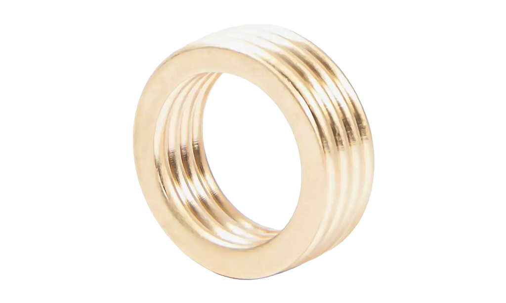 BOTL & NUT RIBBED RING "GOLD" SM0UQ0022SV0273950