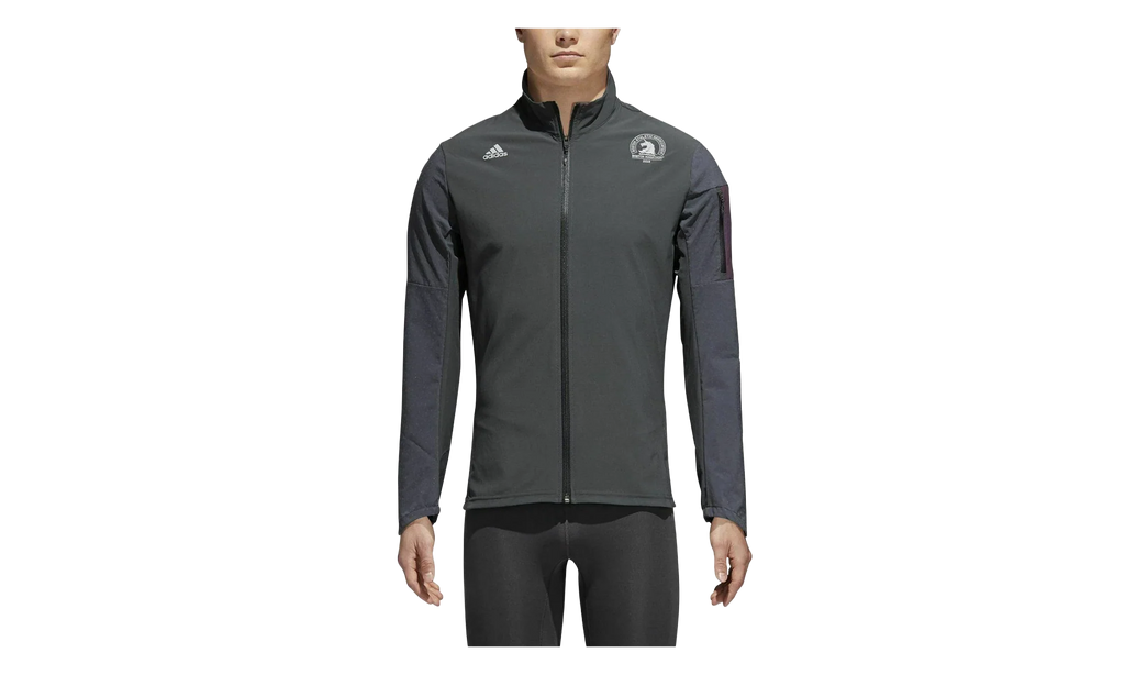 Boston Marathon Supernova Storm Jacket "Carbon / Noble Red" CW3581