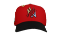 59FIFTY New York Yankees 1951 World Series Diagonal Logo Fitted Hat "Red / Black" NE228