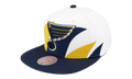 NHL Vintage Sharktooth Snapback Cap "St. Louis Blues - White" 6HSSSH22088 SLUWHIT