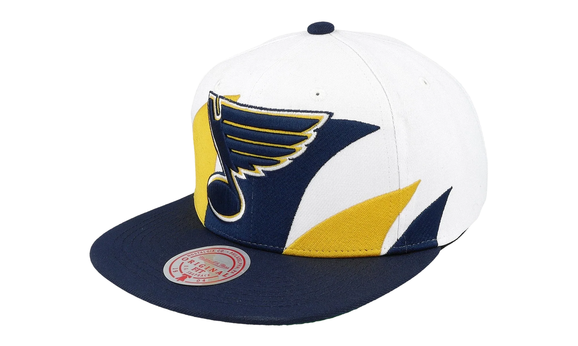 NHL Vintage Sharktooth Snapback Cap "St. Louis Blues - White" 6HSSSH22088 SLUWHIT