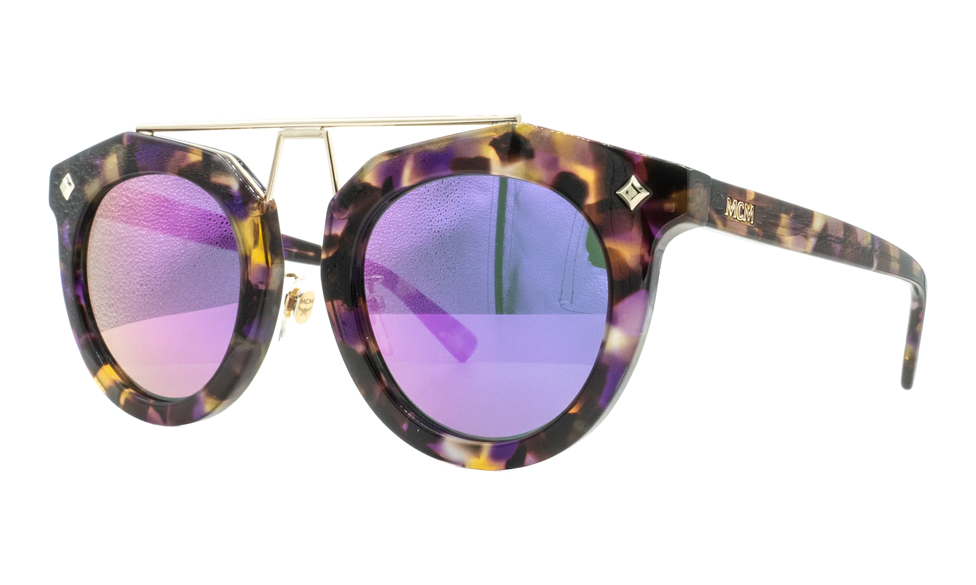 Cat Eye Sunglasses "Havana/Violet" MCM636SK-236