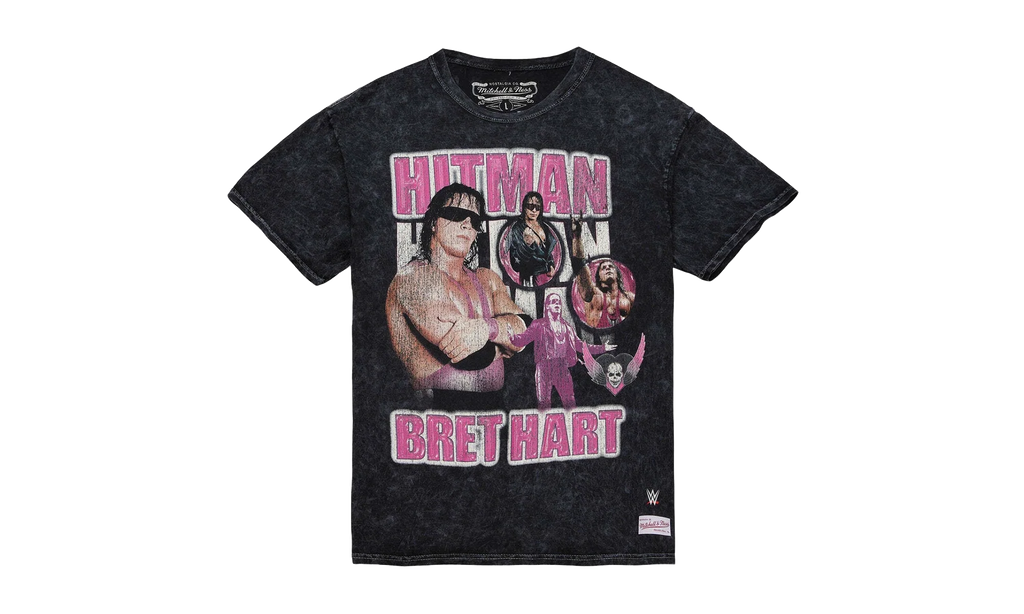 WWE Hart Forever Tee "Bret “Hitman” Hart - Black" TP2567 TTTBLCK