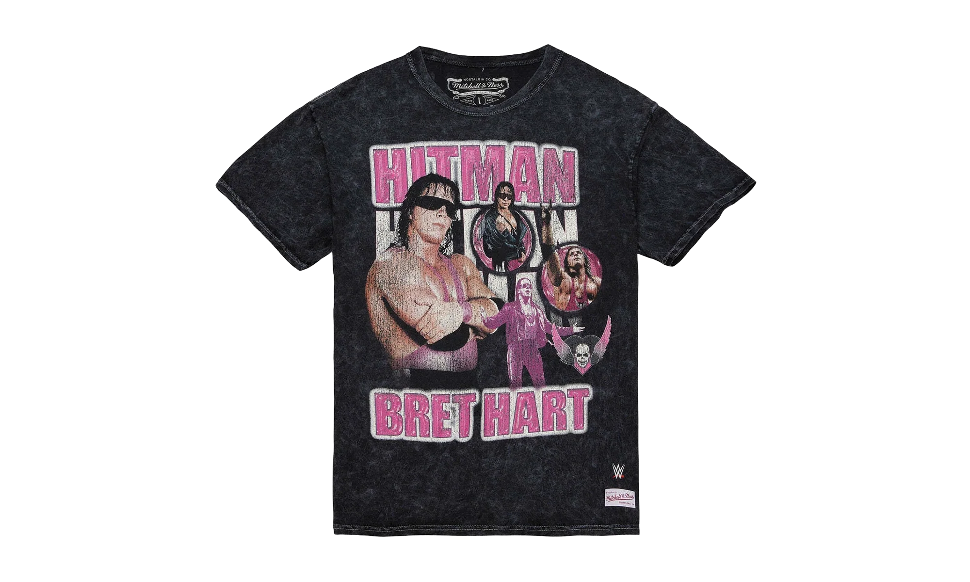 WWE Hart Forever Tee "Bret “Hitman” Hart - Black" TP2567 TTTBLCK