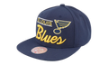 NHL Retro Lock Up Snapback Cap "St. Louis Blues - Blue" 6HSSLD21213 SLUBLUE