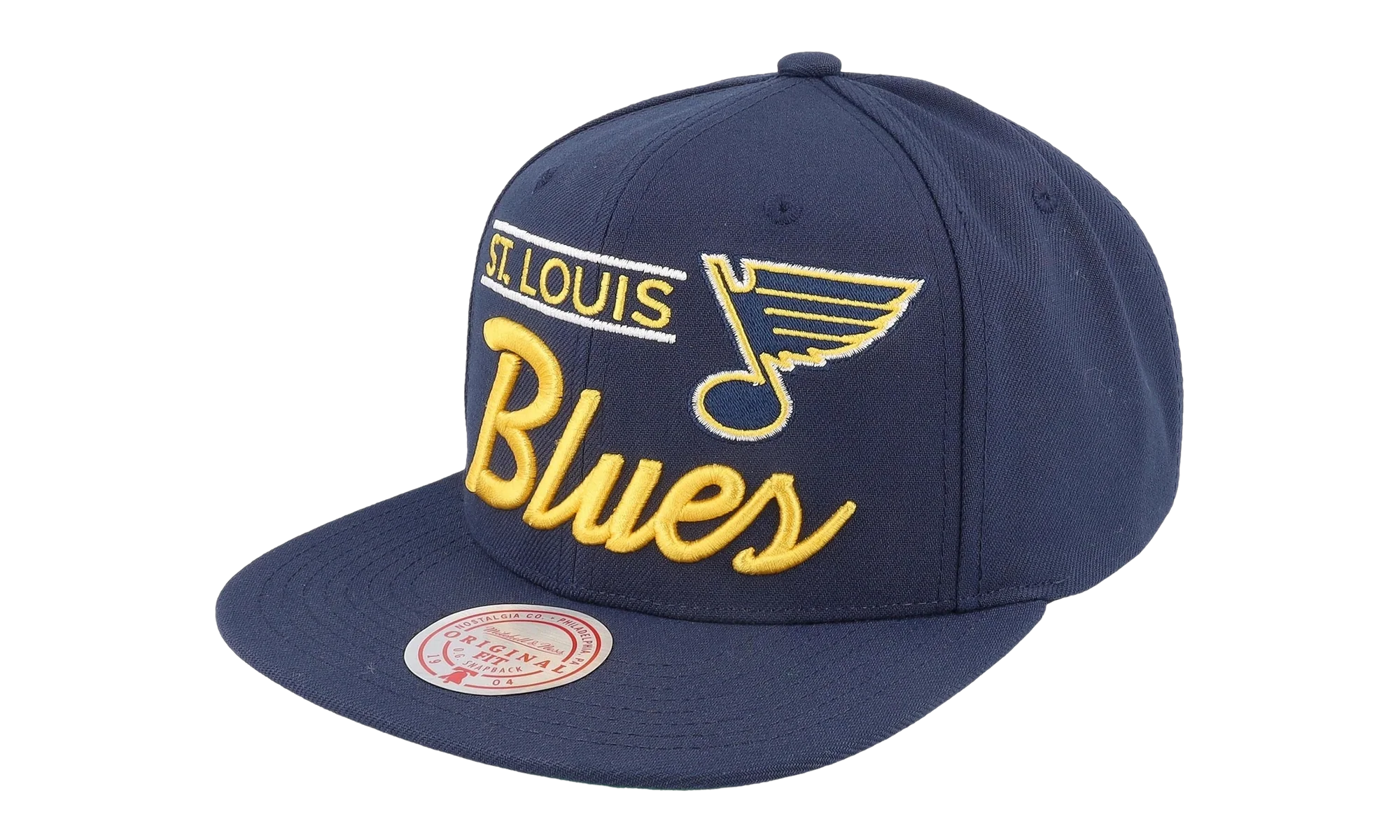 NHL Retro Lock Up Snapback Cap "St. Louis Blues - Blue" 6HSSLD21213 SLUBLUE