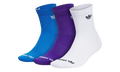 Originals High Quarter Trefoil Socks (3 Pack) "Purple / White / Blue" IU9033C