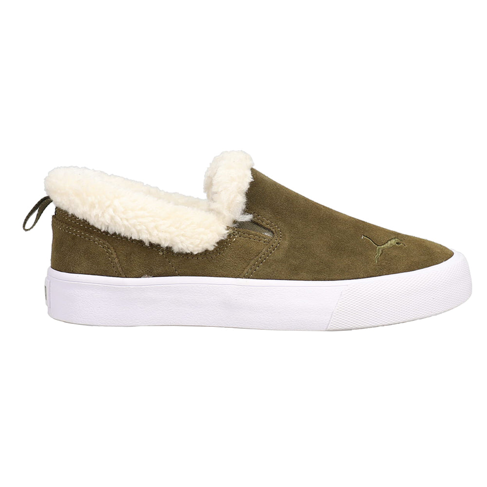 Bari Comfort Shearling Slip On Sneakers