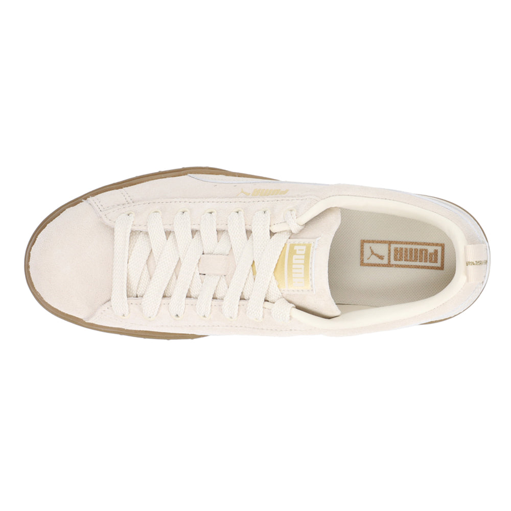 Mayze Brushed Tan Platform Sneakers