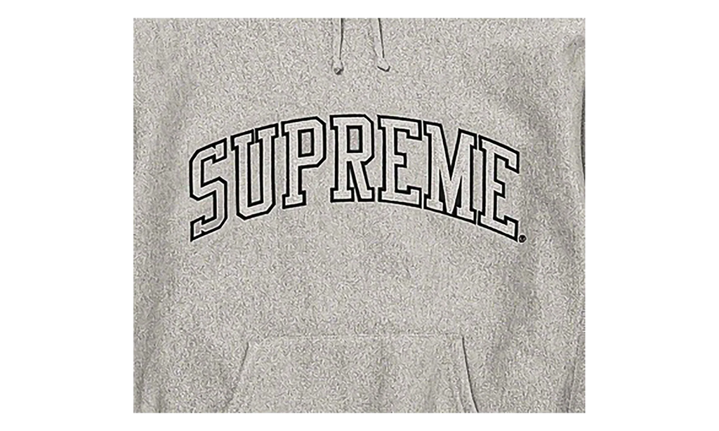 Metallic Arc Hooded Sweatshirt "SS23 - Heather Grey" SU27234
