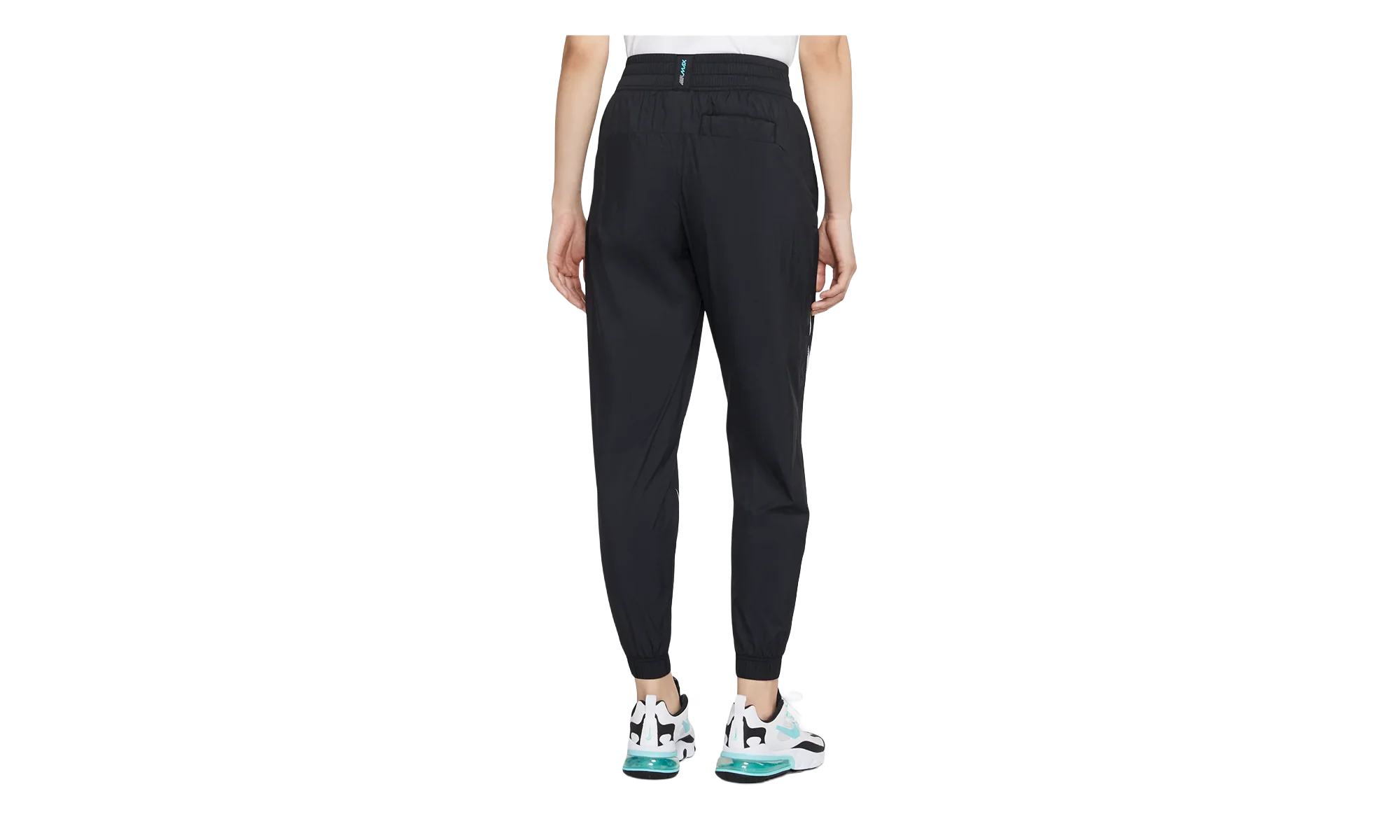 SPORTSWEAR WOVEN PANTS WMNS "Black / White / light Aqua" CZ8286 010