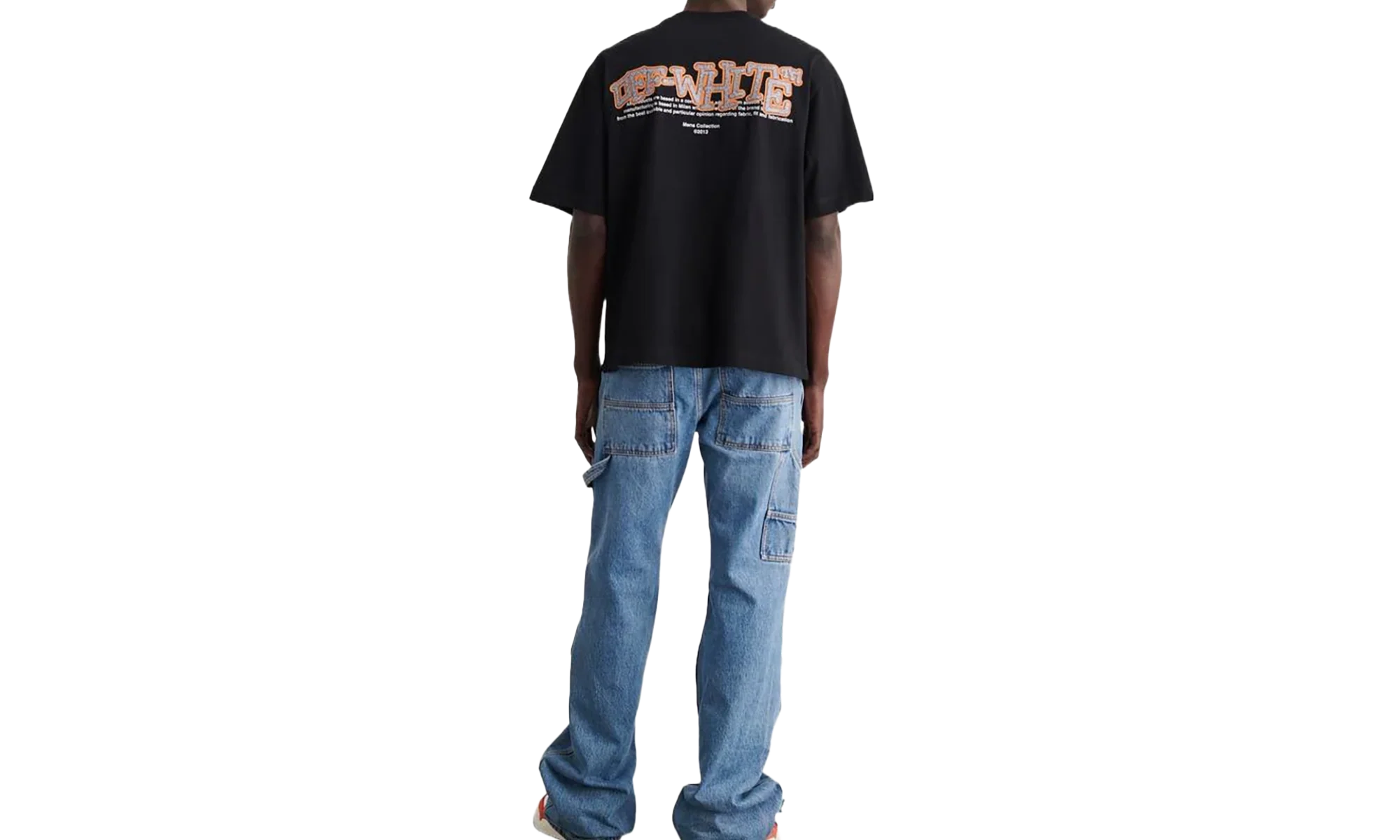 Glitz Carlos Over Skate Short-Sleeve Tee "Black / Silver" OMAA120F22JER0161072