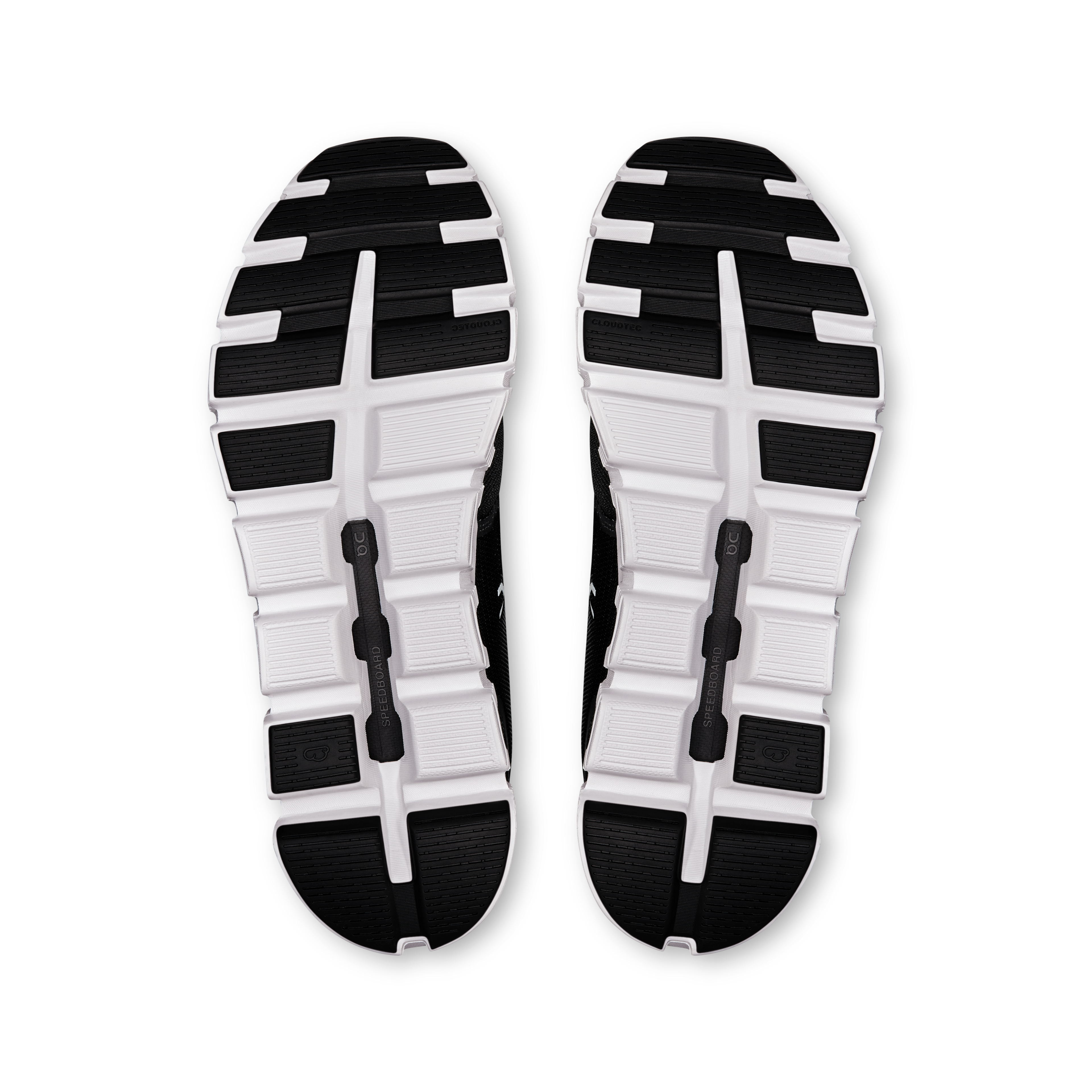 Men's Cloud 6 Wide in Black/White