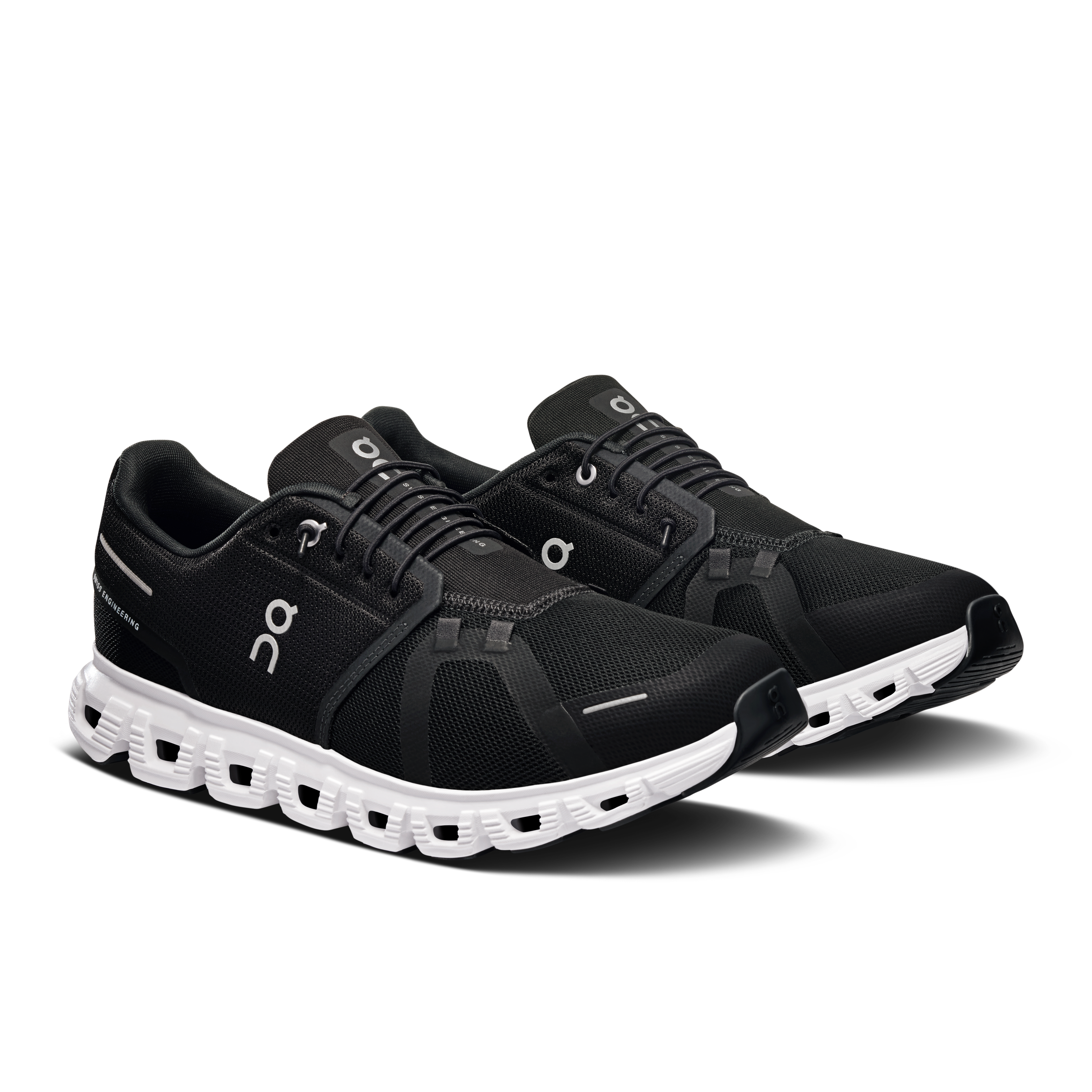 Men's Cloud 6 Wide in Black/White