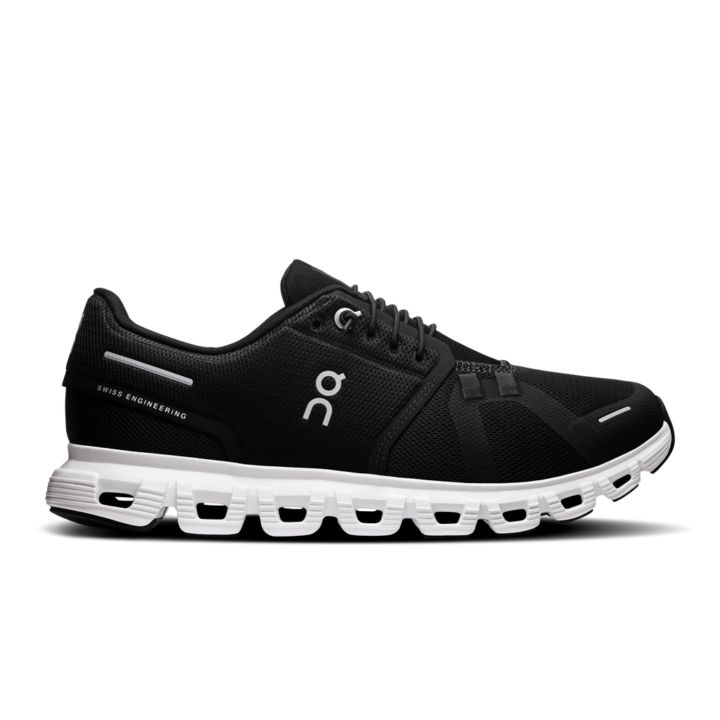 Women's Cloud 6 Wide in Black/White