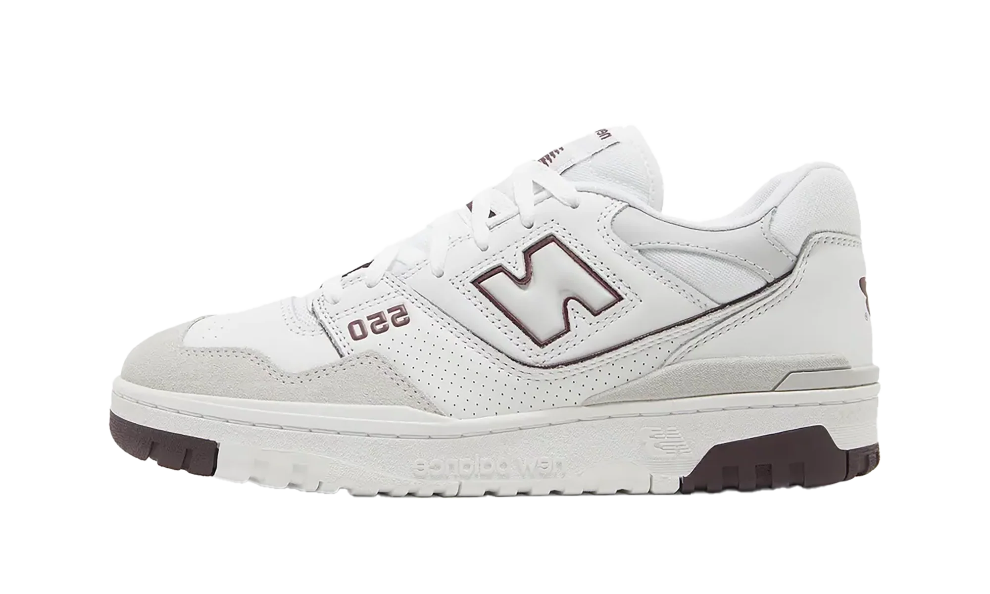 550 "White / Burgundy" BB550FB1