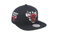 NBA Gshadow Snapback Cap "Chicago Bulls - Black" HS8608 CBUBLCK