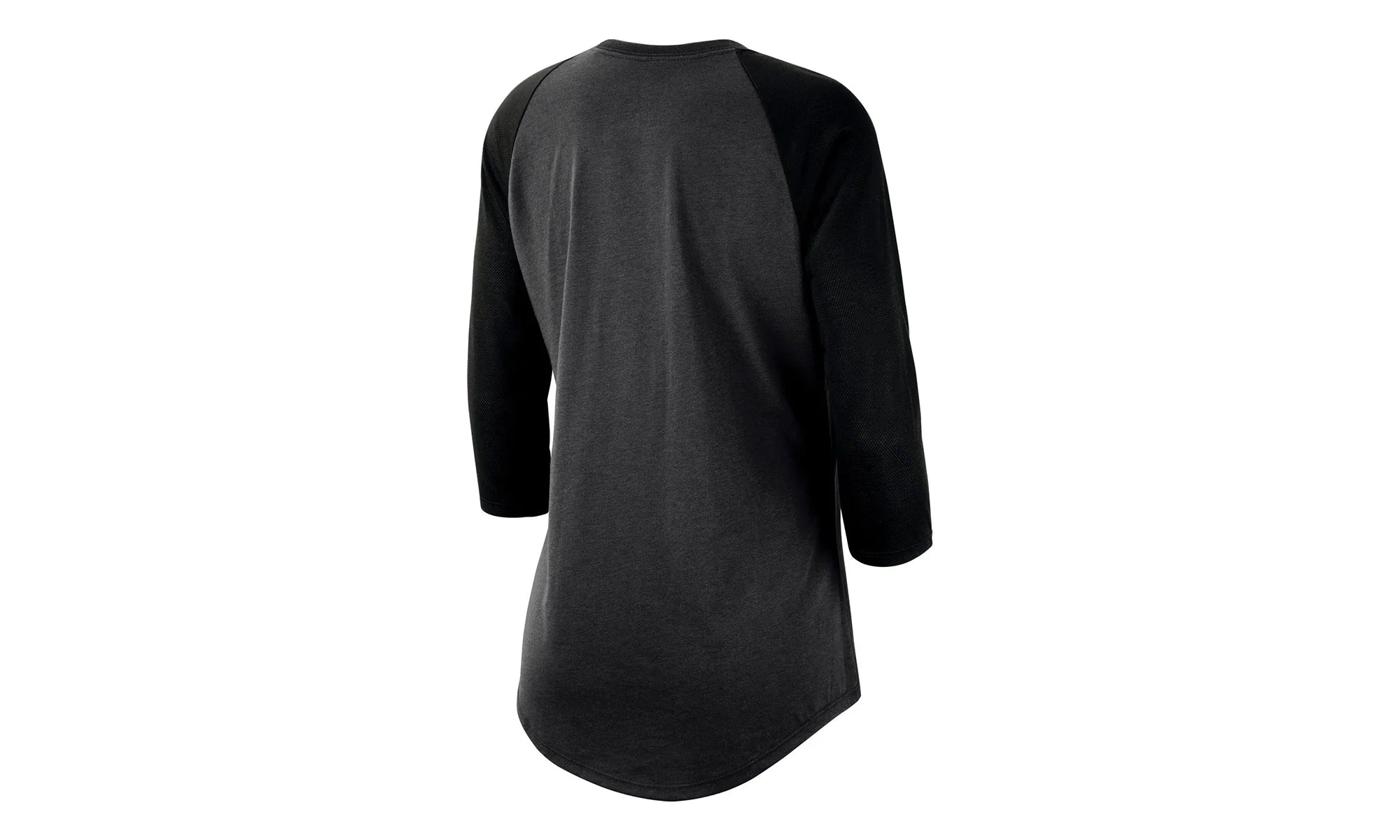 NBA GS Warriors Wordmark 3/4‑Sleeve Raglan WMNS "Charcoal Black" AQ6085 060