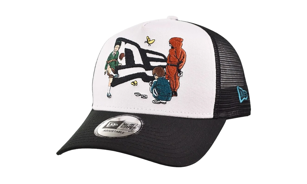9FORTY Squid Game E-Frame Trucker Strapback "Black / White" 60766450