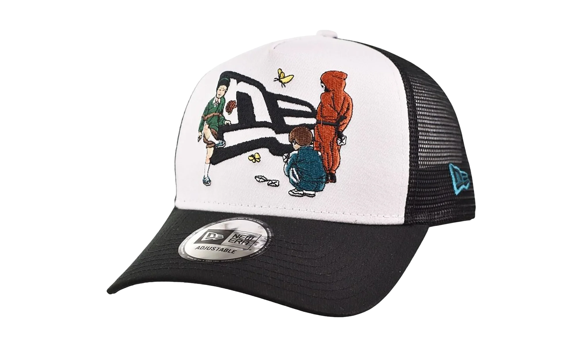 9FORTY Squid Game E-Frame Trucker Strapback "Black / White" 60766450