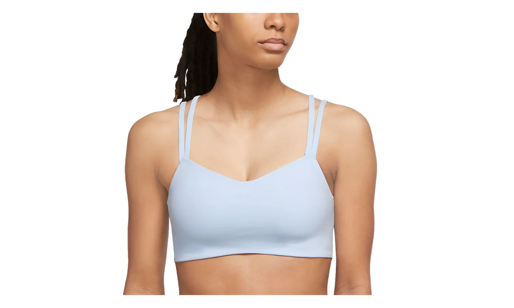 Zenvy Strappy Light-Support Padded Sports Bra WMNS "Blue Tint / White" DO6608 423