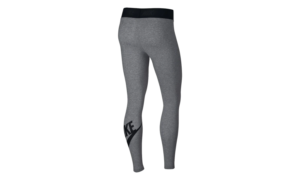 Sportswear Leg-A-See High-Rise Leggings WMNS "Carbon Heather / Black" 933346 091
