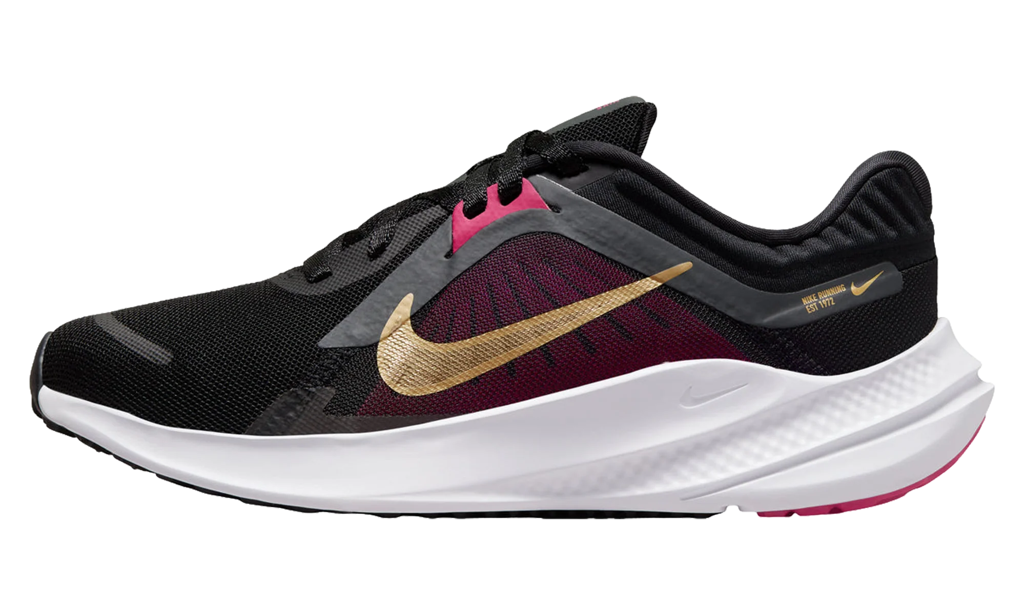 Quest 5 WMNS "Black Fireberry Metallic Gold" DD9291 009