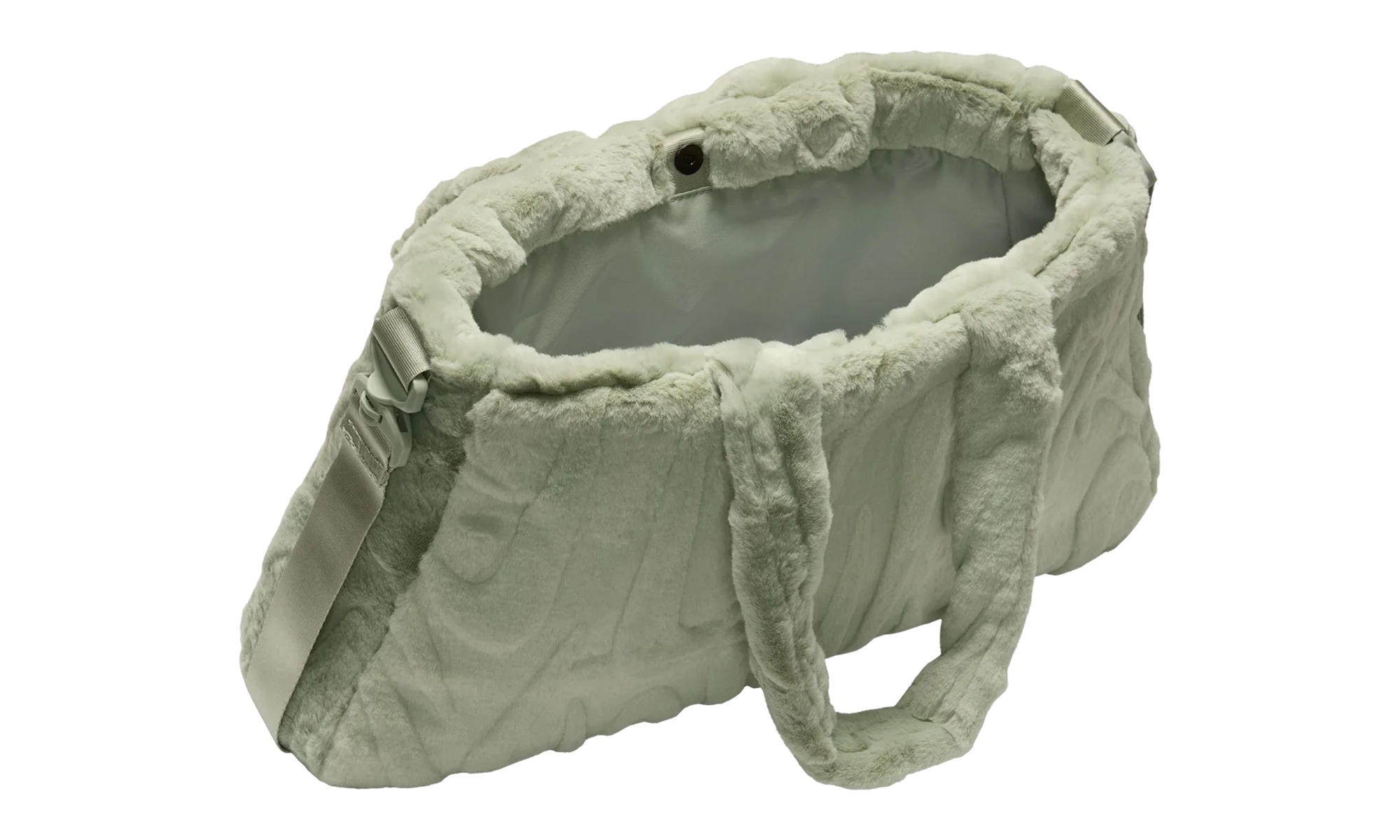 Sportswear Faux Fur Tote (10L) "Jade Horizon / Jade Horizon / Metallic Silver" FZ1323 370