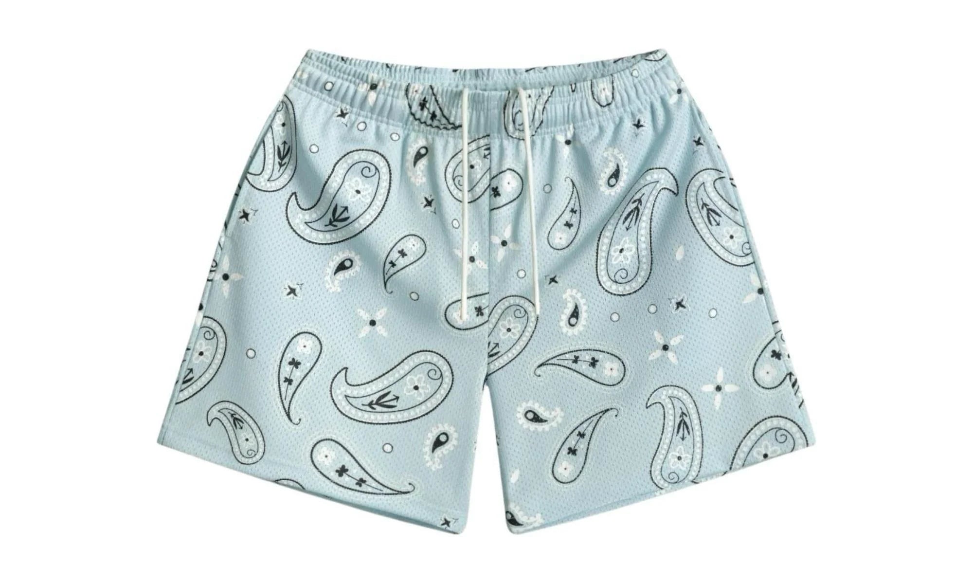 Paisley Shorts V3 "Sky Blue" BS72