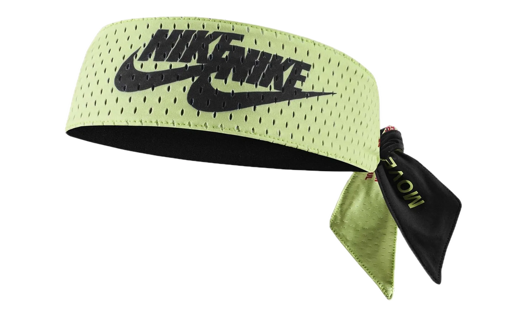 WORLD TOUR HEAD TIE REVERSIBLE PRINTED "Black / Light Liquid Lime / White" N.100.3275.048
