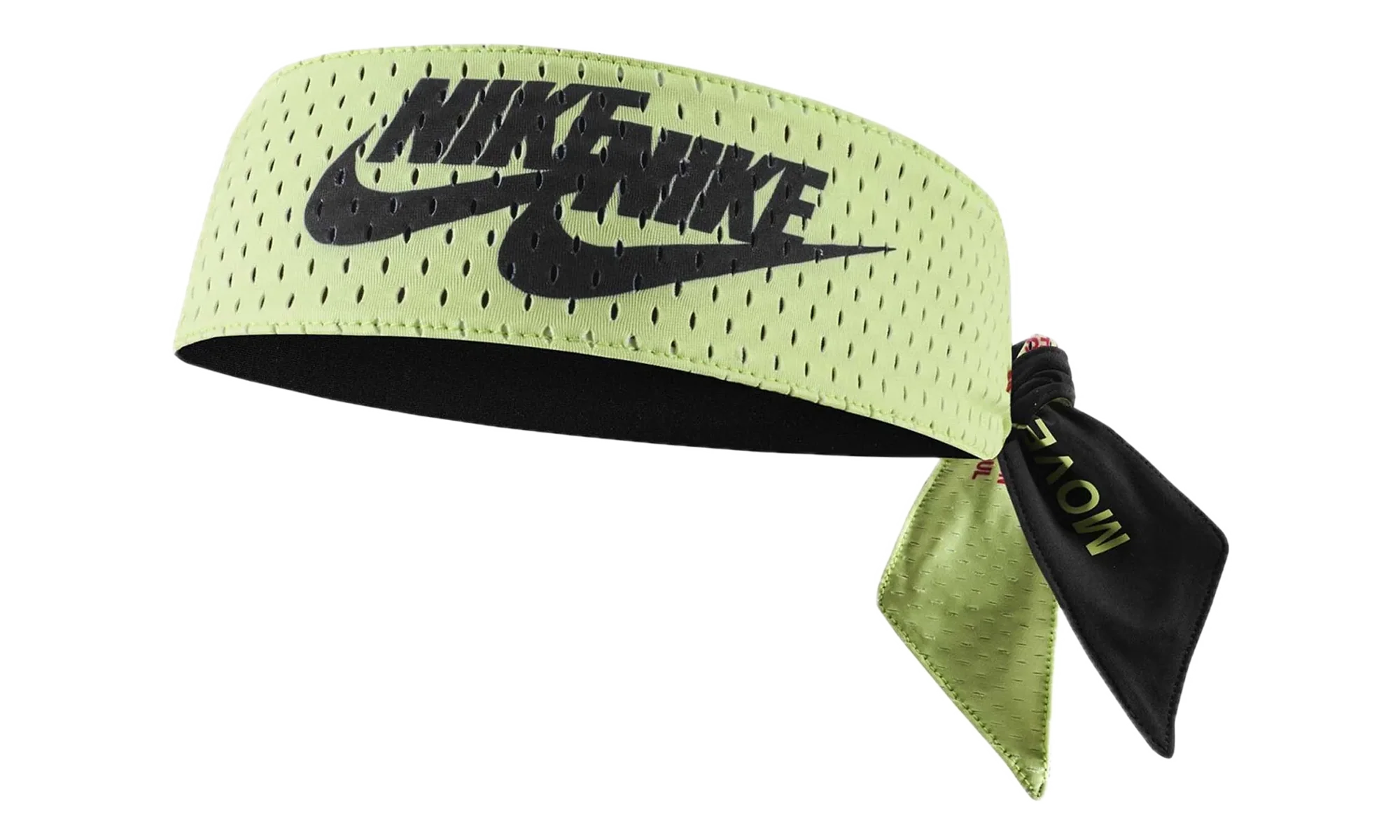 WORLD TOUR HEAD TIE REVERSIBLE PRINTED "Black / Light Liquid Lime / White" N.100.3275.048