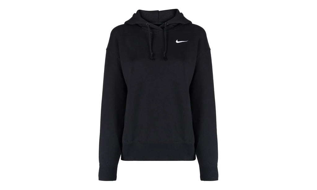 Sportswear Fleece Oversized Fit Hoodie WMNS "Black / White" CZ2590 010